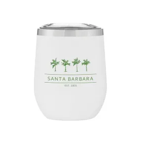 Stemless Stainless Steel Powder Coated Wine Cup Santa Barbara Palms