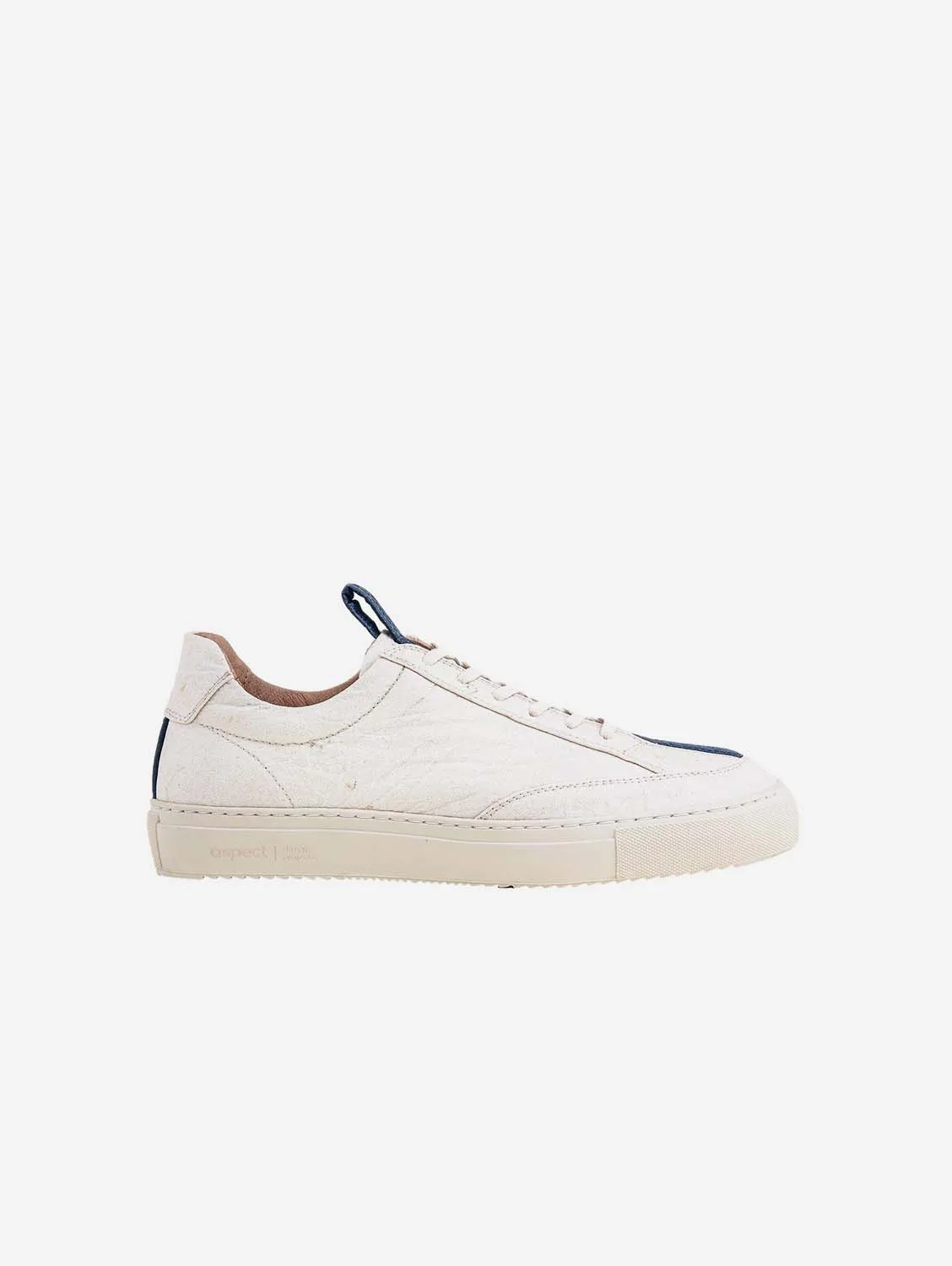 Suber Pineapple Leather Vegan Sneakers | Ecru