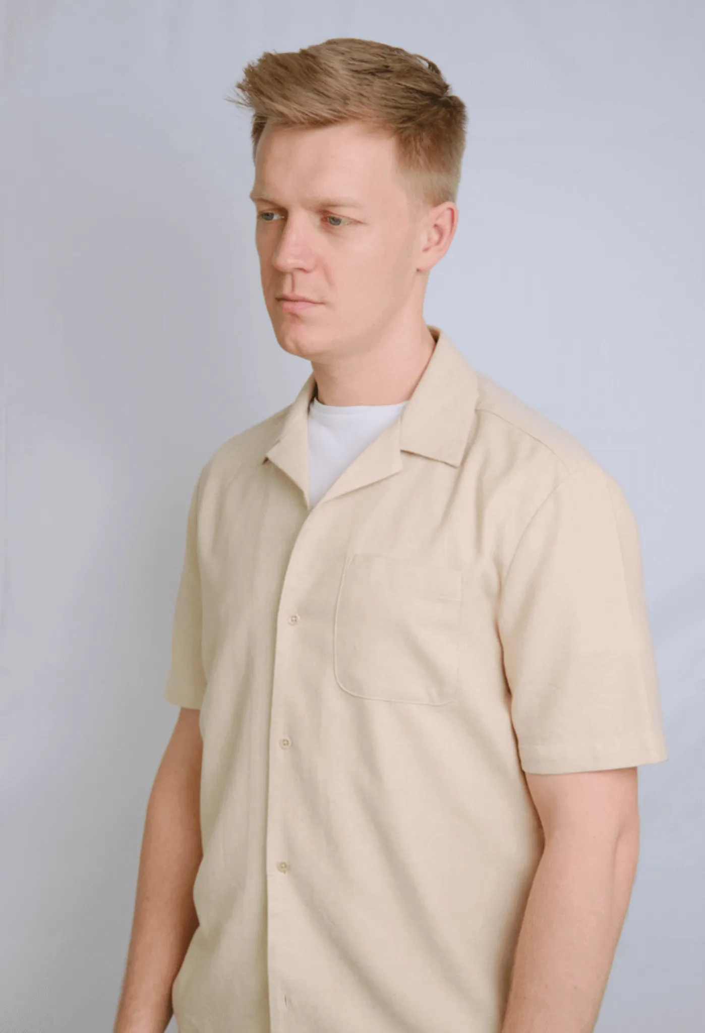 The Alexander 100% Recycled Shirt | Beige