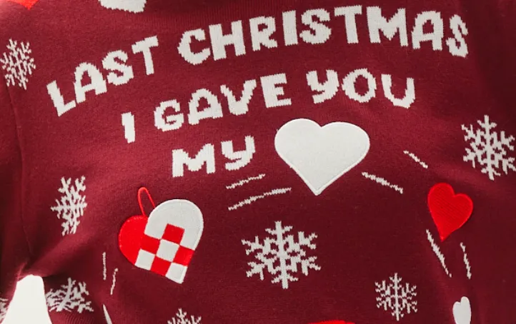 The Christmas Heart Sweater - Herre