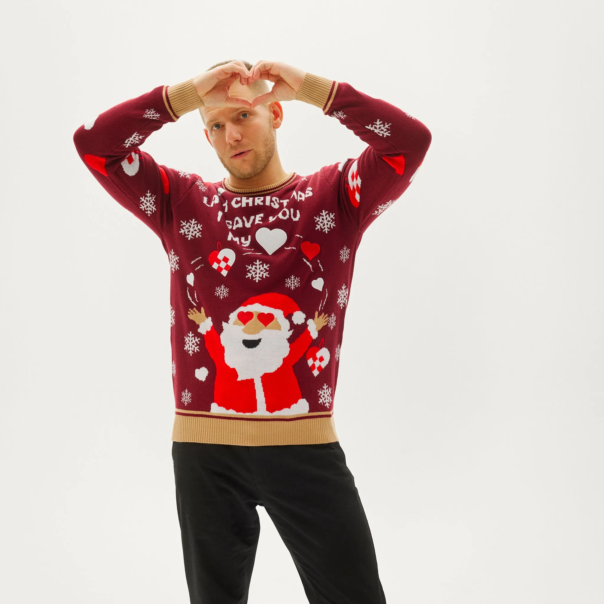 The Christmas Heart Sweater - Herre