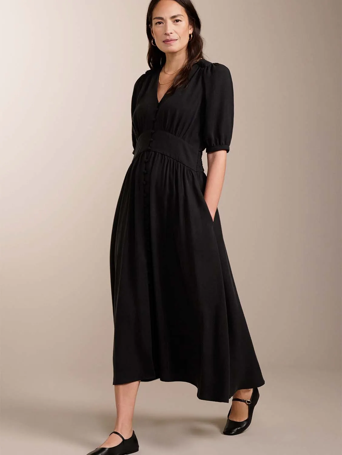 Tia TENCEL Dress | Black