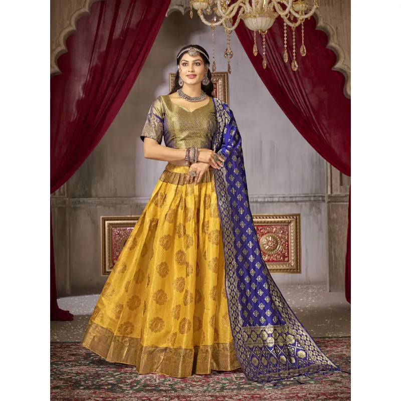 Traditional Women's Lehenga Choli Dupatta