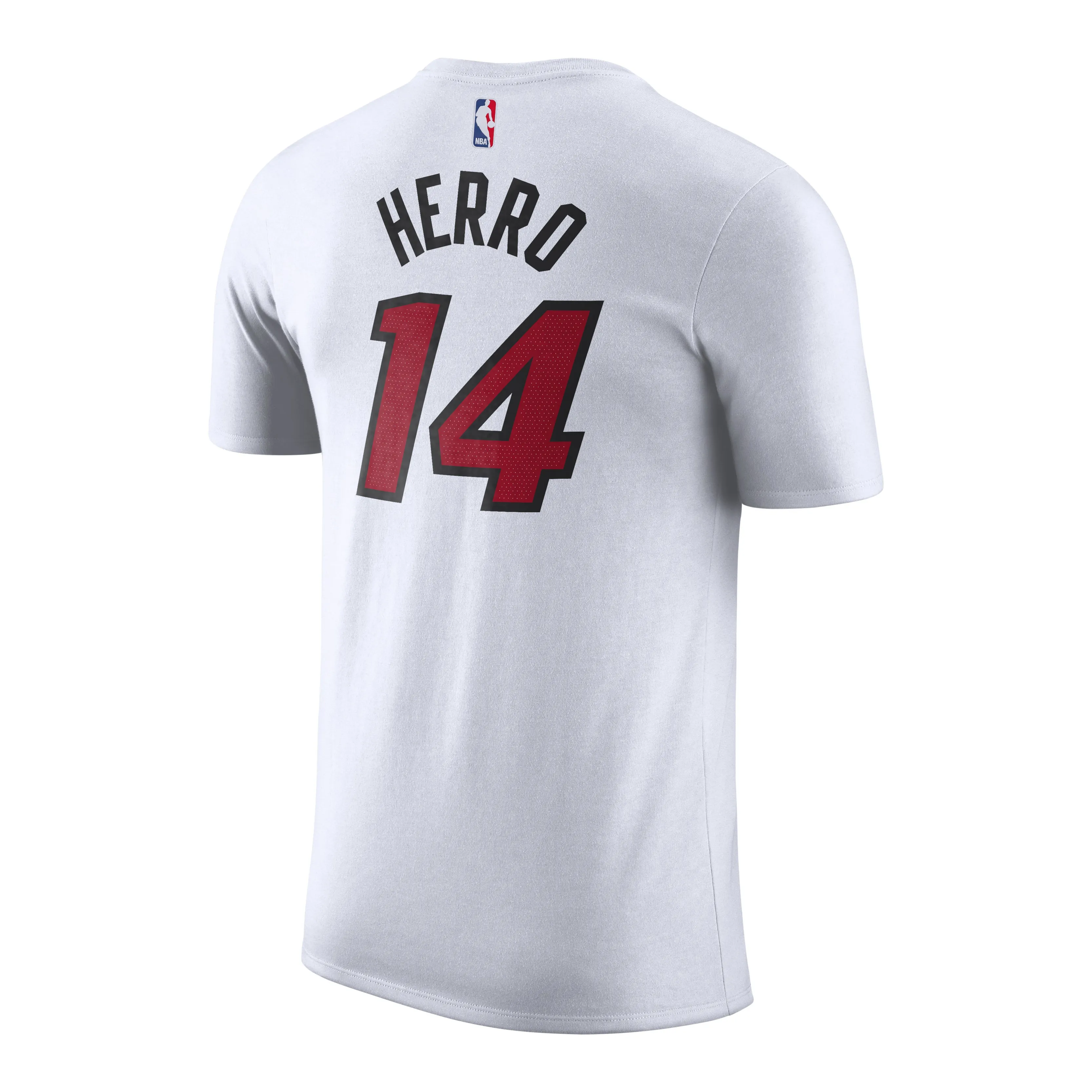 Tyler Herro Nike Miami HEAT Association White Name & Number Youth Tee