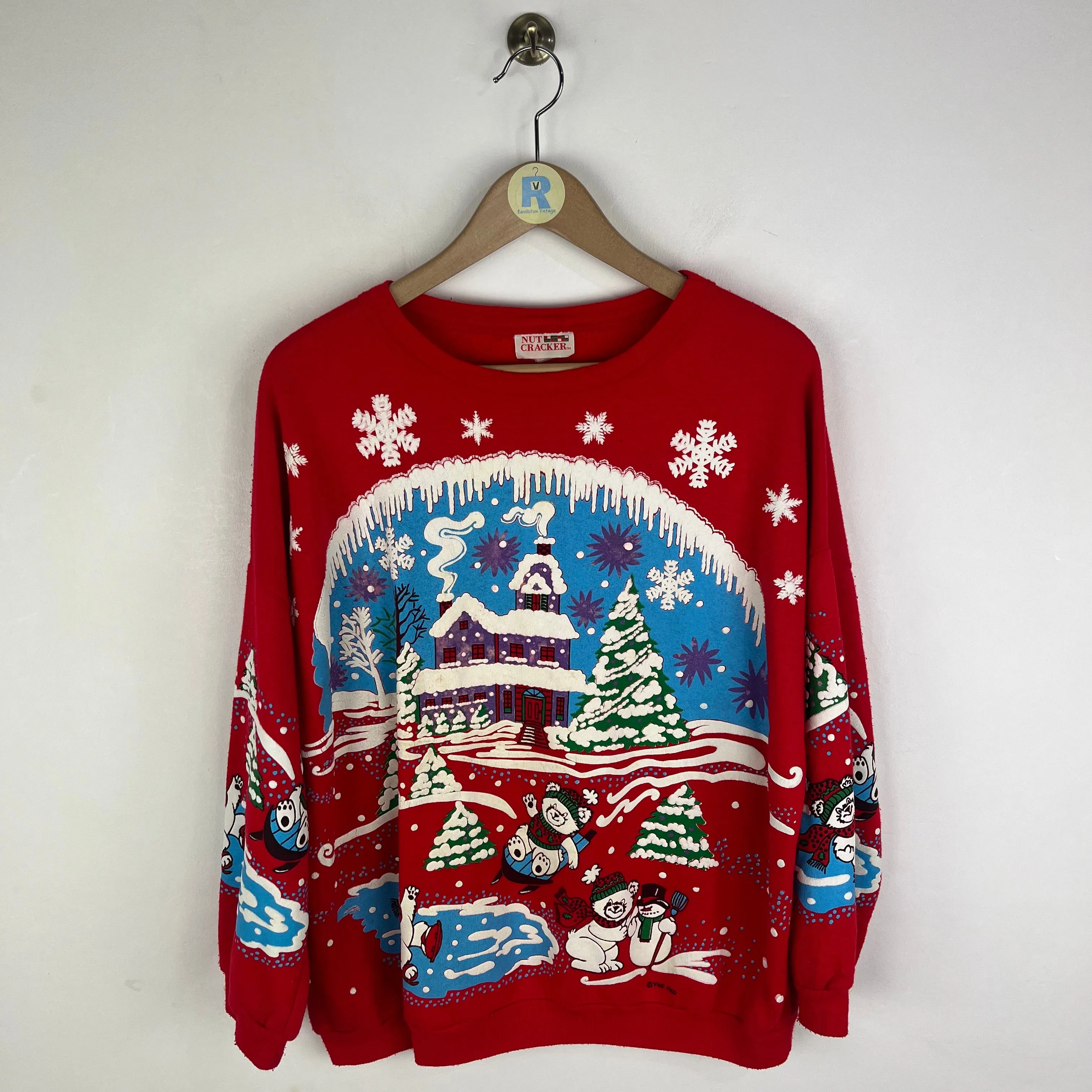 Vintage 1990 Nut Cracker Sweatshirt (XL)