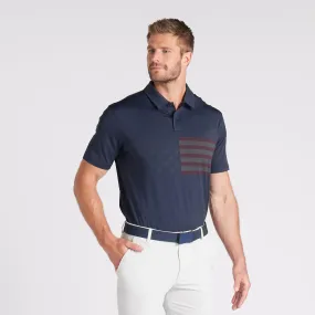 Volition Stars & Bars Golf Polo