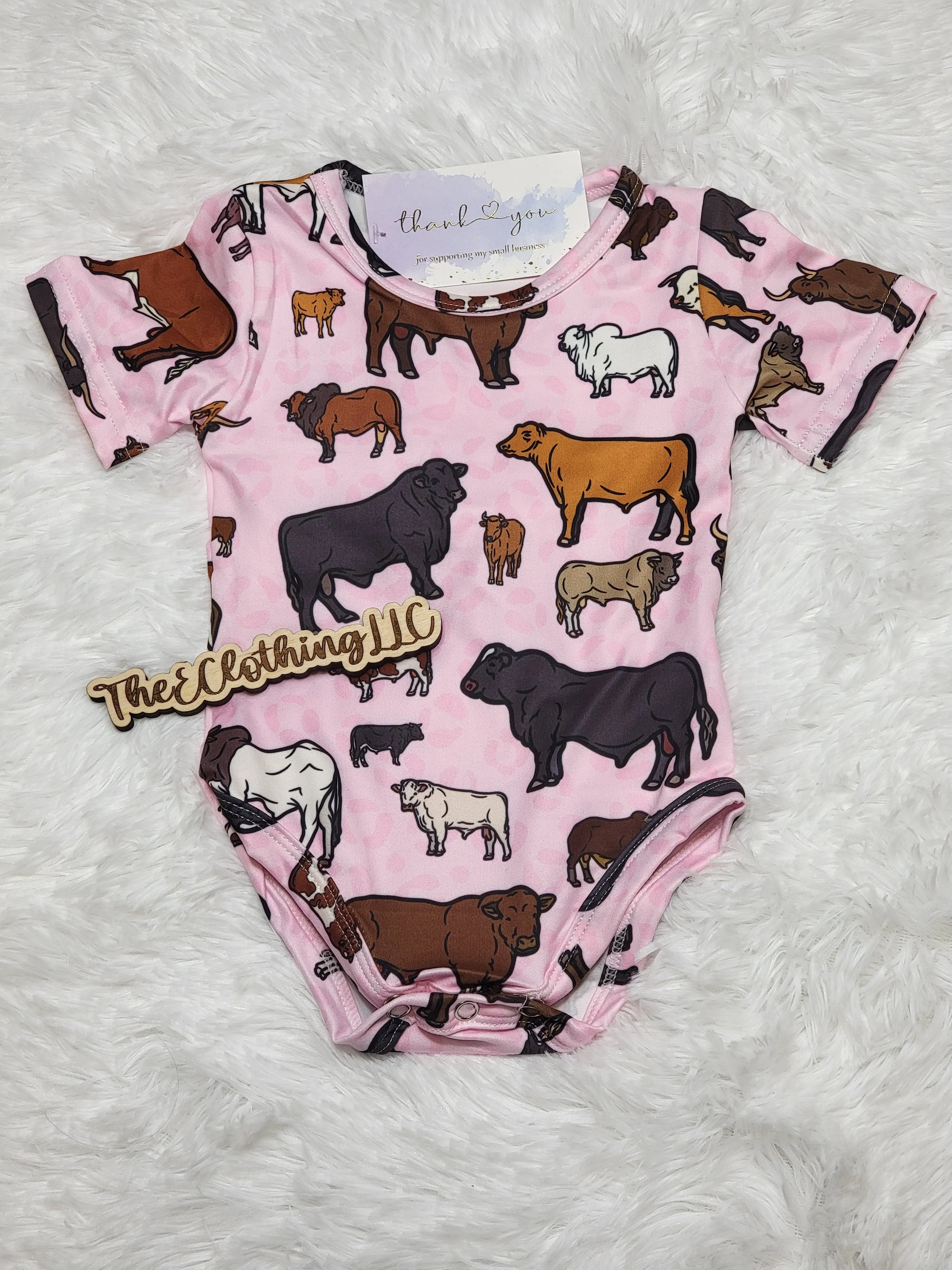 Western Onesie - Pink