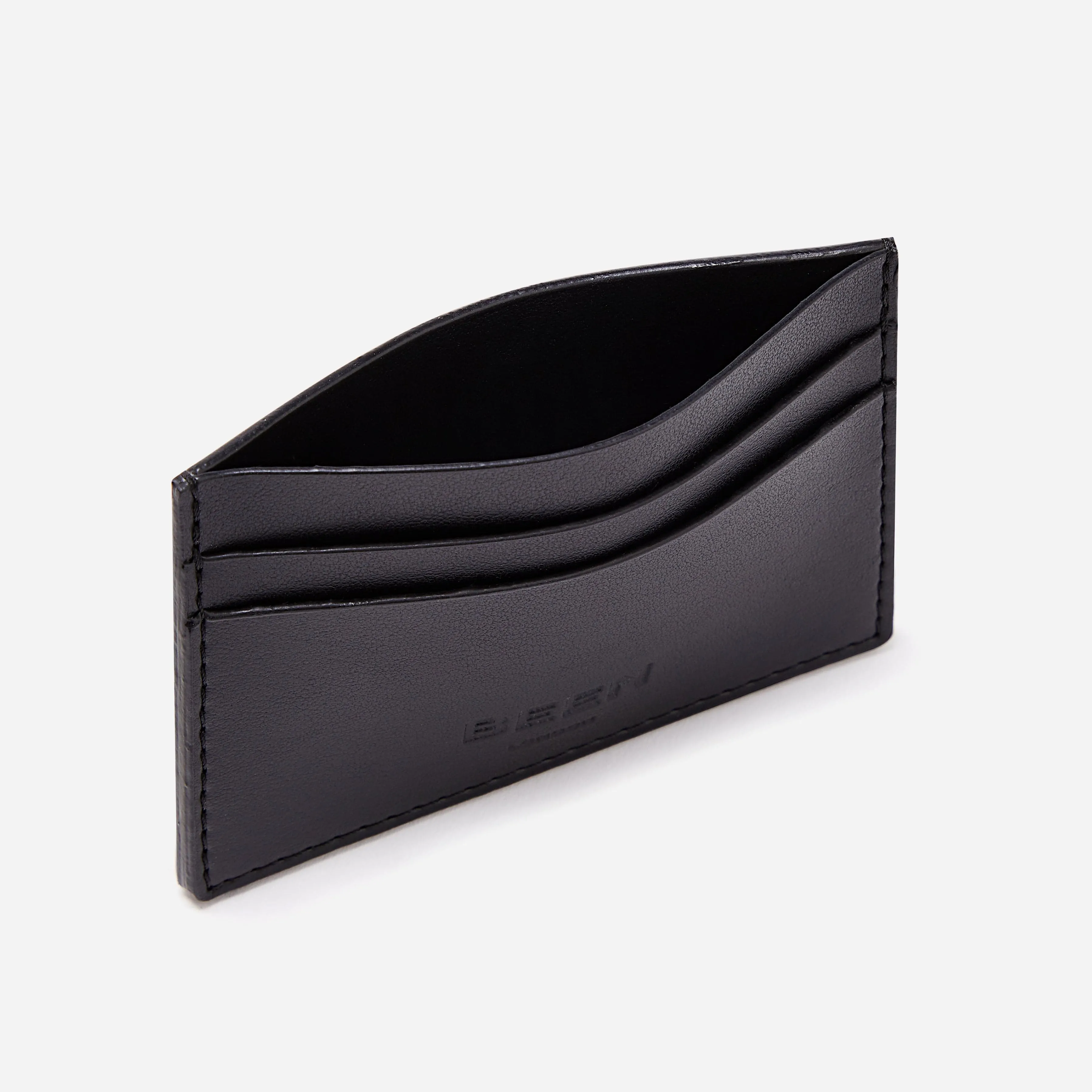 Wick Apple Leather Vegan Cardholder | Black