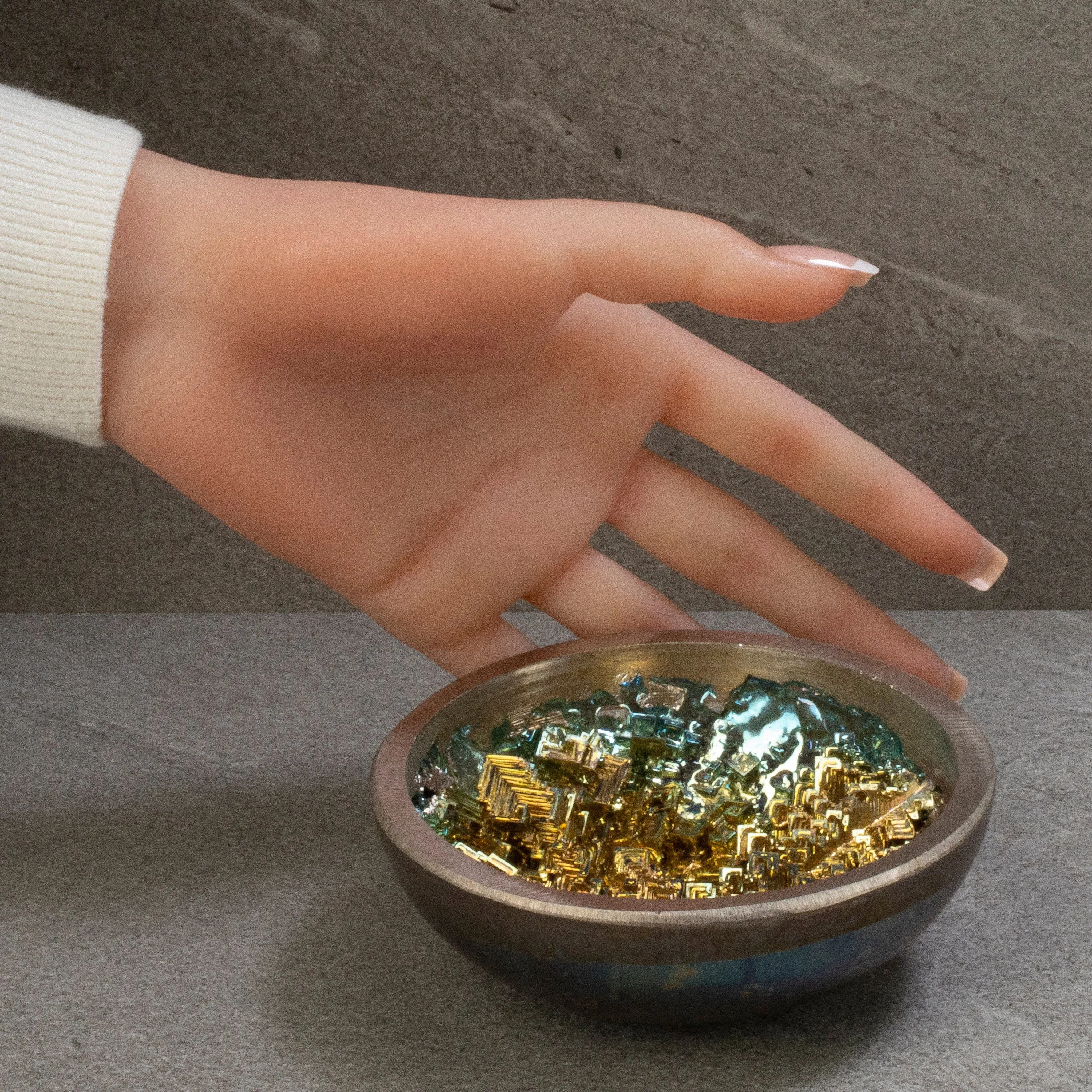 Yellow Bismuth Ore Bowl - 4