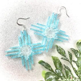 Zia Snowflake Earrings 2